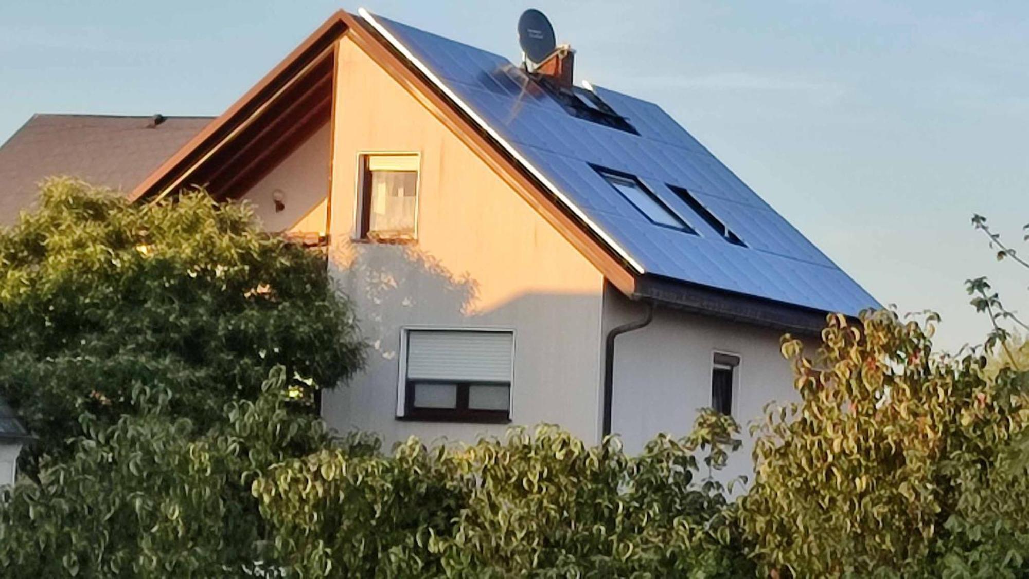 Ferienwohnung Hammerwaldblick Im Dachgeschoss Selb Exterior foto